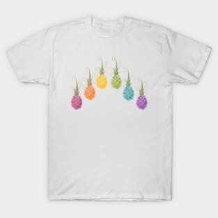 Rainbow Pineapples T-Shirt